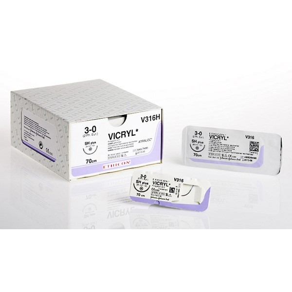 Sutura Poligl. Vicryl PS-2 Absorb. 45cm 36u*